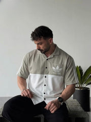 Button Down Pocket Printed Shirt